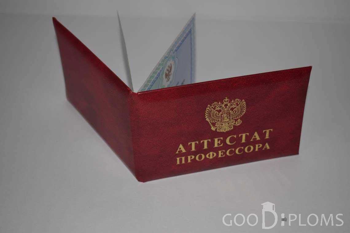 Аттестат Профессора - Обратная Сторона период выдачи 2015-2020 -  Алматы